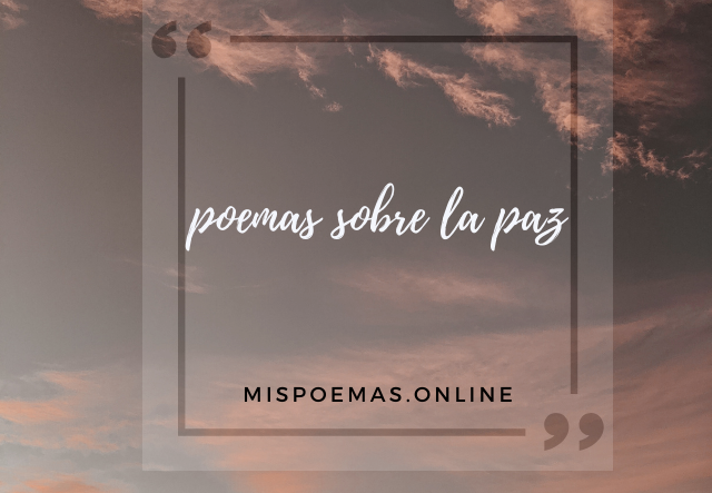 poemas sobre la paz