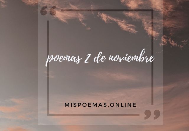 poemas 2 de noviembre